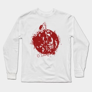 The Radiation - Red Long Sleeve T-Shirt